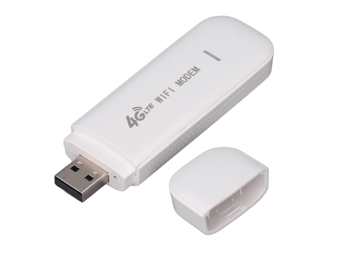 Adaptador De Red Usb Router Inalámbrico 4g Lte Tarjeta De Red Usb Portátil Blanco