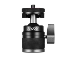 2026yncm-cabeza De Bola Mini Para Trípode Monopod Palo Selfie, 360° Giratoria De Aluminio Con Tornillo 1/4 Universal Andoer