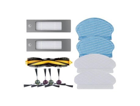 Rolo escova lateral filtros hepa panos de esfregão para ecovacs deebot ozmo 950