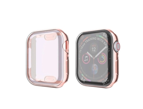 Carcasa de Reloj SLOWMOOSE para Apple Watch Series Cover iWatch 3 Protector de Tpu Suave (Rosa - 38 Mm Série 3 2 1)
