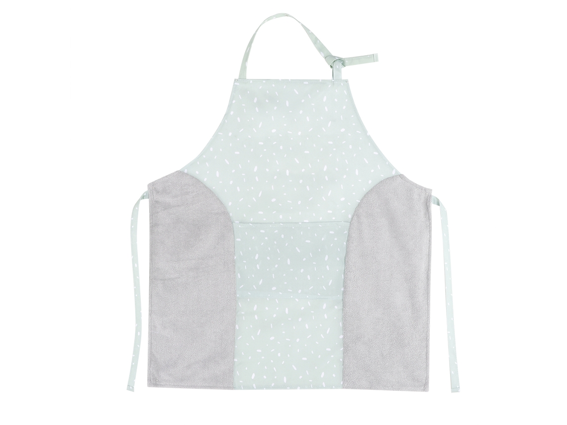 MEOIRUERY Delantal de Limpieza Antisuciedad y Antigrasa para Cocina y Trabajo (Verde)