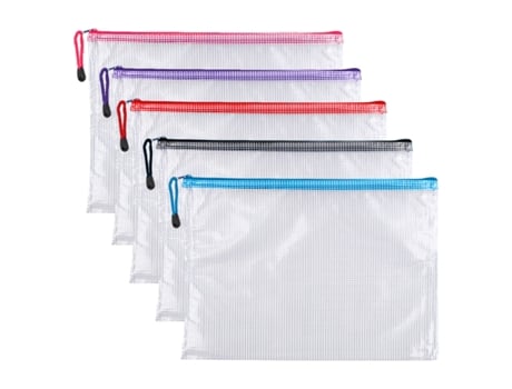 Bolsa Con Cremallera De Malla, Bolsa Con Cremallera De Malla De Plástico Impermeable Para Material De Oficina Escolar, Estilo 3 ZMDECQNA