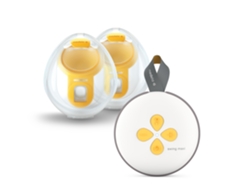 Extractor de leche eléctrico doble manos libres Swing Maxi™ Compacto, manos libres, ligero, ultra cómodo, conectado a la aplicación Medela Family