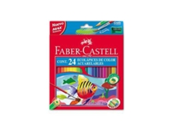 Lápices acuarelables Faber-Castell con 24 surtidos