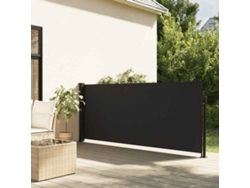 Toldo lateral retráctil 100x500 cm negro Dkd Home Decor