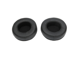 2 Peças Almofada Ouvido Fone De Ouvido Universal 90mm Reposição Estéreo Creme Couro Artificial