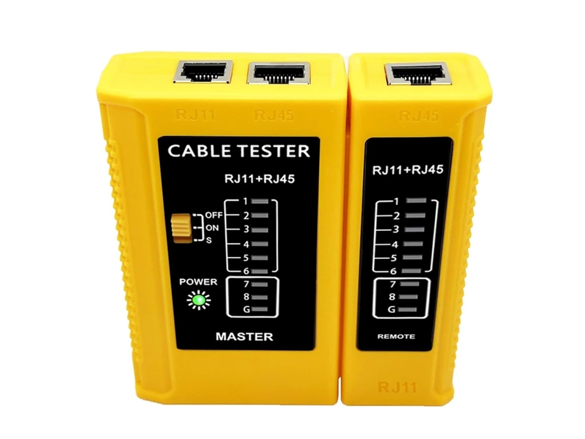 Testeur De Câble Lan Réseau Outils Identificación De Mantenimiento Eficacia Precisa (amarillo)