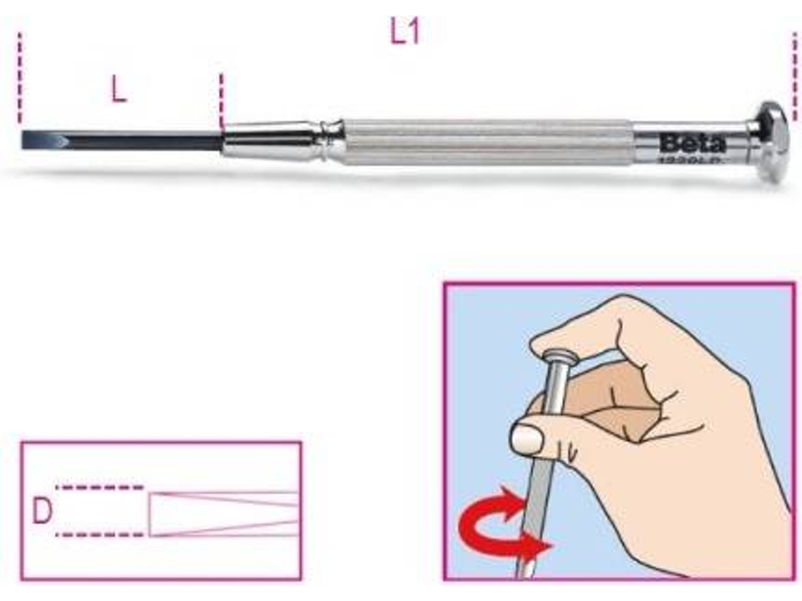 Llave de Relojero BETA 1229Lp 1,8