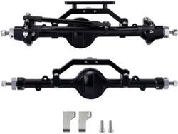 Eje Y Semieje Trasero De Metal Mecanizados Por Cnc D90 Para Coche Teledirigido Crawler 1/10 Gelande Ii Yota Axle Parts