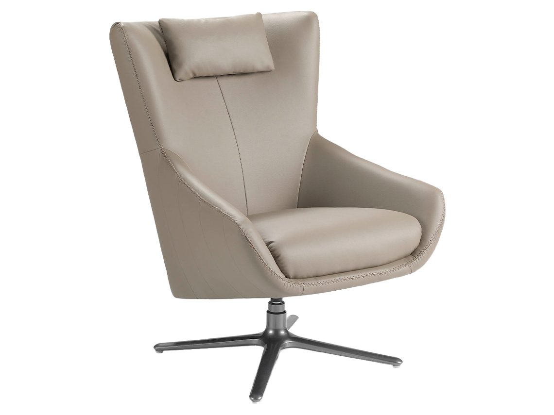 Sillón ANGEL CERDÁ S.L. 5044 (Negro - Cuero, Poliuretano - 76 x 90 x 100 cm)