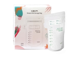 Bolsas Para Almacenar Leche Materna De 200 Ml, Doble Capa, 30 Unidades, Con Marcas De Medición.