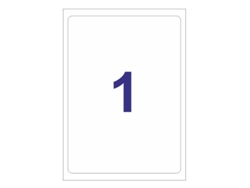 Etiquetas Adhesivas Multi3 Redondas 100 Hojas APLI (Blanco - 199,6 X 289,1 mm)