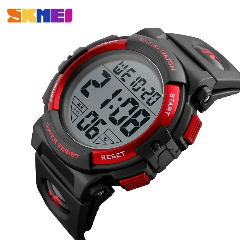 Reloj Deportivo Multifuncional Para Hombre (rojo), Ideal Para Actividades Al Aire Libre, Estilo Militar Y Resistente Al Agua Hasta 5 Bares.