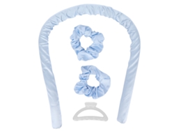 Rodillo De Pelo Sin Calor Headband Para Rizos Diy Al Dormir Espuma De Peinado Azul