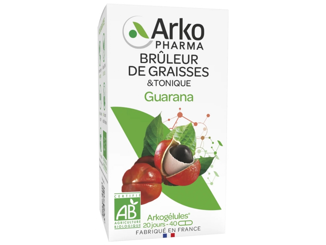 Arkogélules Guaraná Bio 40 Cápsulas ARKOPHARMA