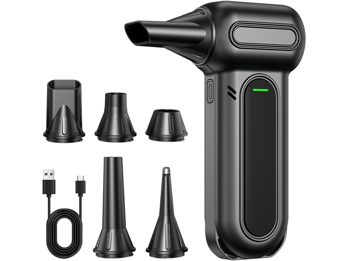 Soplador Eléctrico De Aire Comprimido Con Motor Sin Escobillas De 8000 Mah Y 3 Velocidades.