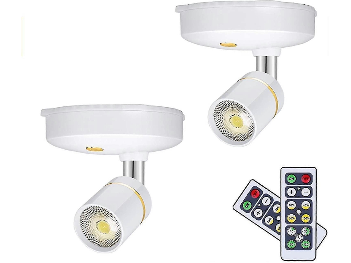 Omni-luz De Punto Inalámbrica Con Batería Regulable Ajustable Con Control Remoto Para Interiores Pinturas Estanterías Decoración