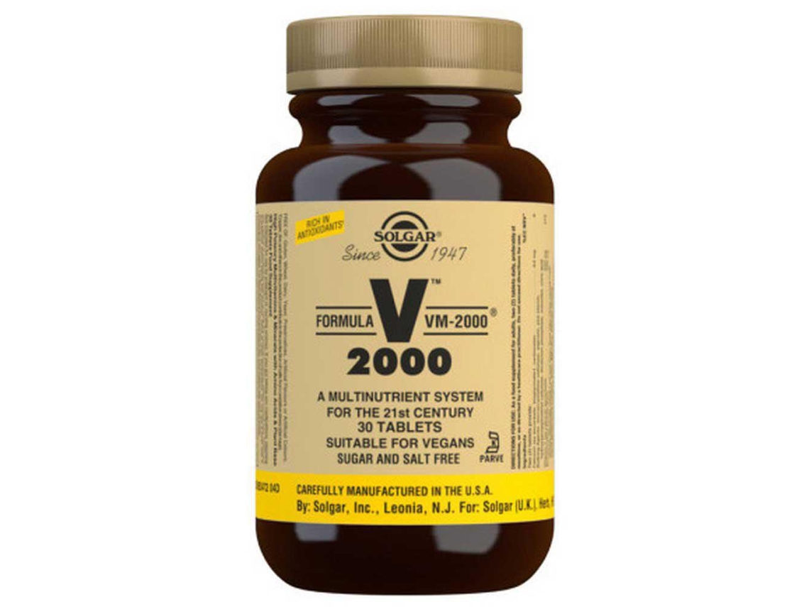 Complemento Alimenticio SOLGAR VM-2000 (30 Comprimidos)