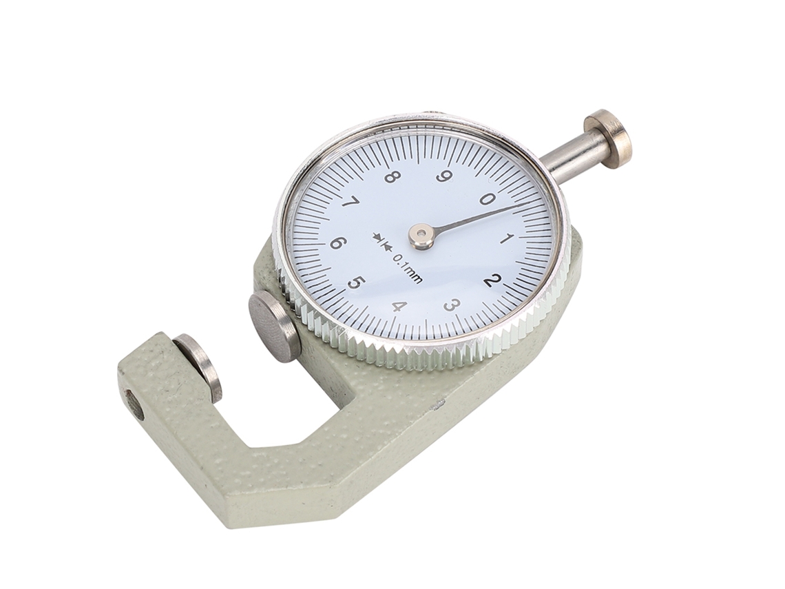 2026kinway Hore-calibre De Grosor De Dial Redondo Cabeza Plana Para Medir Joyería Cuero Tablero Equipo 0-10