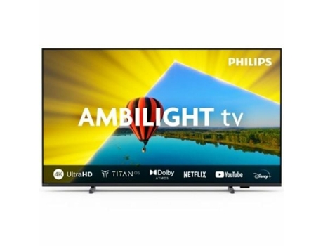 Smart TV PHILIPS 50PUS8079/12 (Negro - F - 50 - 4K Ultra HD)