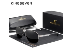 (gris Metalizado) Gafas De Sol Polarizadas Uv400 Para Hombre, Lentes Espejadas, Material De Aleación De Aluminio