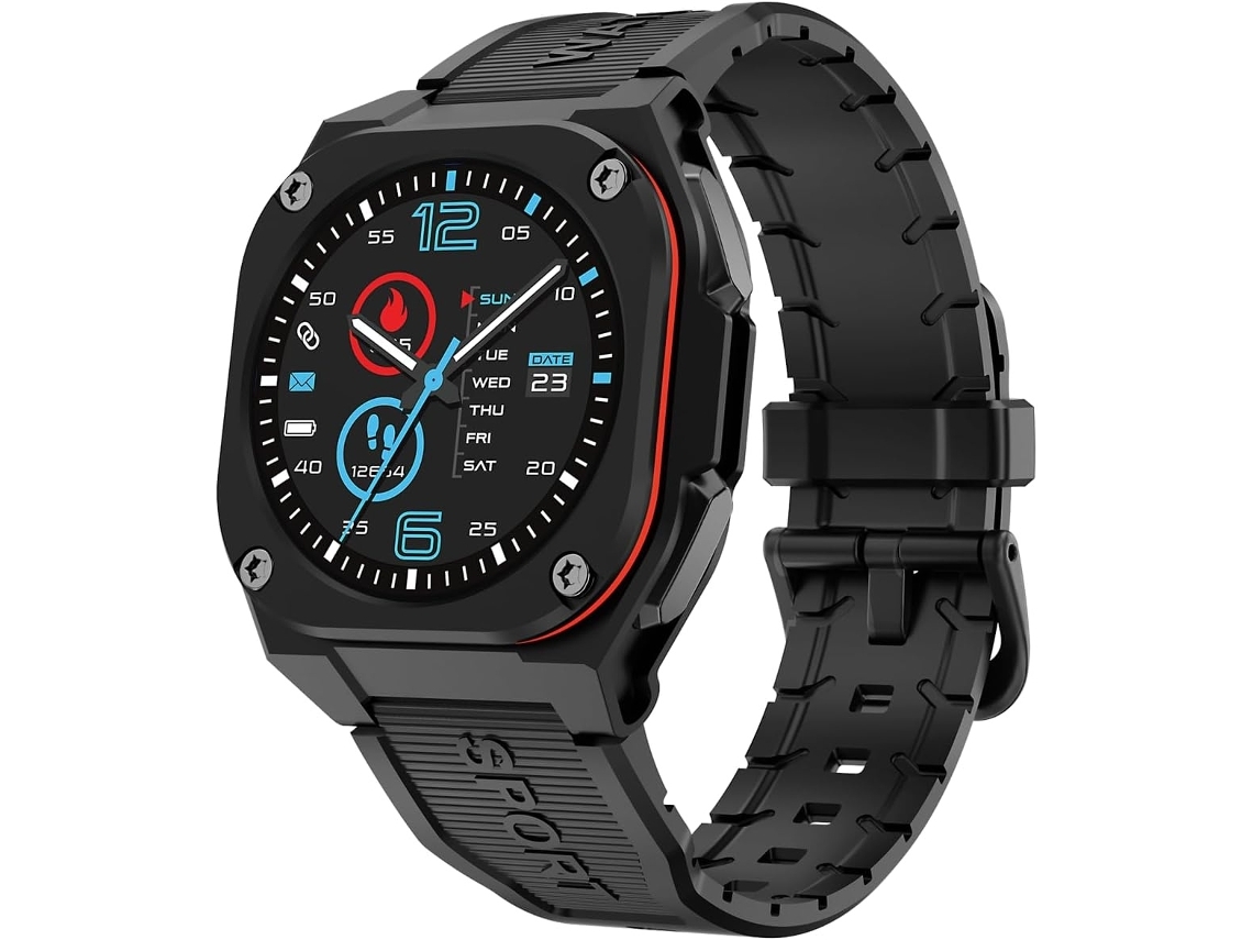 Reloj inteligente de moda deportiva para jóvenes 1 Reloj deportivo Ip68 resistente al agua con pantalla Amoled de 28 pulgadas con llamada Bluetooth para Android y YEMAESRE