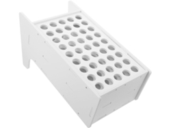 Portalápices Multifuncional De Escritorio Con 45 Ranuras, Diseño Angular, Plástico Resistente Para Una Mejor Organización.