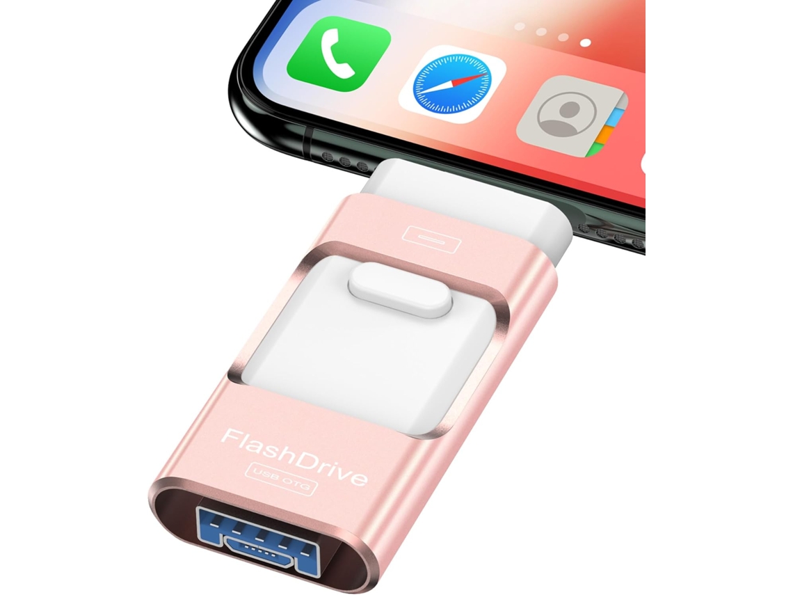 Memoria Usb 3.0 De 8 Gb Para Android Y Iphone Henten Home (rosa)