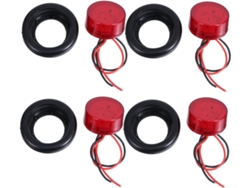 Kit De 4 Luces Traseras Led Para Camiones E Indicadores Laterales De Remolque