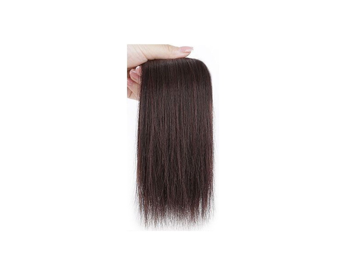 Vlrla-da Mulher Synthetic Cabelopiece Para Party, 20cm Natural Black