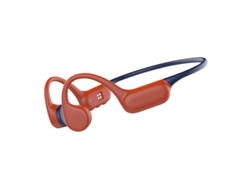 Audífonos de conducción ósea IPX8 con SPQMENT de 32 Gb (naranja) | SPQMENT