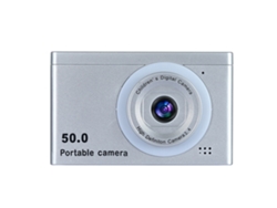 Câmera digital M12 Ultra HD Câmera CCD portátil com luz de preenchimento prata