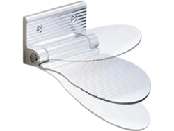 Reposapiés plegable para depilación de piernas en la ducha, soporte de aluminio para depilación, soporte de aleación de metal Slowmoose