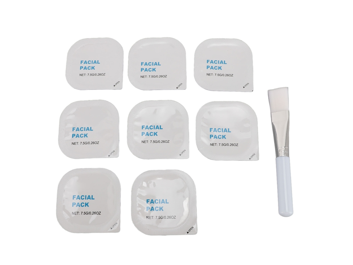 Set De 8 Mascarillas Faciales Limpiadoras Con Efecto Hidratante, Tonificante Y Reafirmante Para Poros Cerrados.