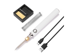 Soldador Eléctrico Ajustable Usb De 5 V Y 8 W Con Base Y Cable De Soldadura.