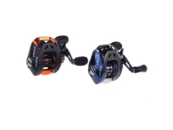 Carrete De Pesca Lixada Af103 Baitcasting, 10+1 Rodamientos, Relación 6.3:1, Para Diestros, Color Azul.