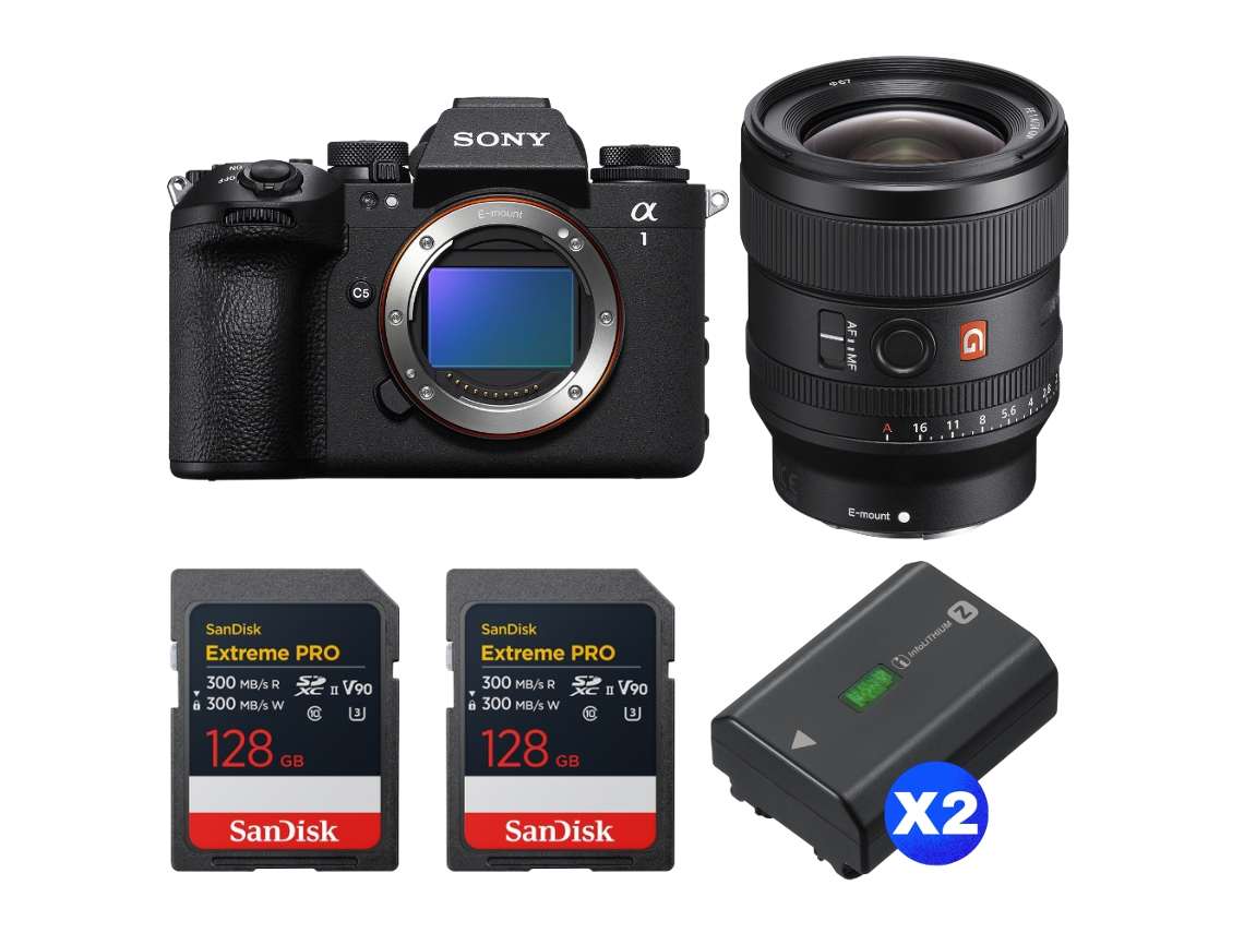 Sony Alpha 1 Ii + Fe 24mm F/1.4 Gm + 2 Sandisk 128gb Extreme Pro Uhs-ii Sdxc + 2 Sony Np-fz100 + Ebook “20 Consejos Para Fotos Que Impactan”