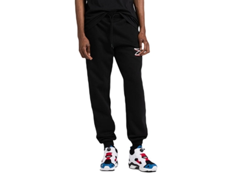 Pantalones de Hombre REEBOK Ri Logo Joggerpant Algodón Negro (XL)