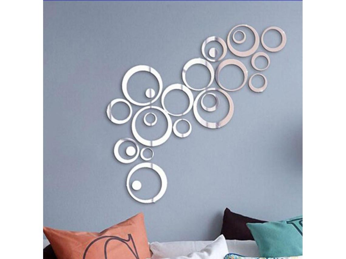 Elegantes pegatinas de espejo acrílico para pared, pegatinas decorativas para crear arte, seguras y no tóxicas, superficie reflectante para la decoración del hogar.
