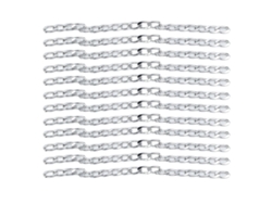 Cadena De Aluminio De 10 M Con Cierre A Presión Para Manualidades, Joyería, Collares, Pulseras, Estilo Elegante.
