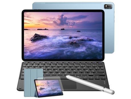 Tablet BLACKVIEW Tab 16 com teclado K1 (11" FHD - 14 GB - 256 GB/SD 1 TB - SIM Doble - Azul)