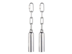 2x Stainless Steel Toy For Birds,heavy Duty Bird Cage Toys For Parrots, African Greys, Mini Macaws