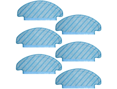 6 toallitas de limpieza para Ecovacs Deebot Ozmo T8 piezas de aspiradora trapeador almohadillas de tela