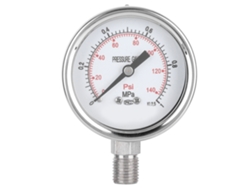 Manómetro De Presión De Acero Inoxidable Y-60bf De 0-1,0 Mpa, Resistente A La Corrosión, Industrial, Radial, De Alta