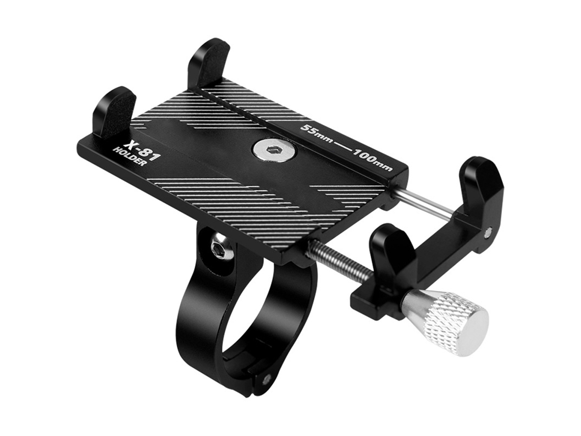 Soporte Ajustable De Aleación De Aluminio Para Bicicleta De Montaña Con Rosca Giratoria Para Teléfono Móvil Y Gps.