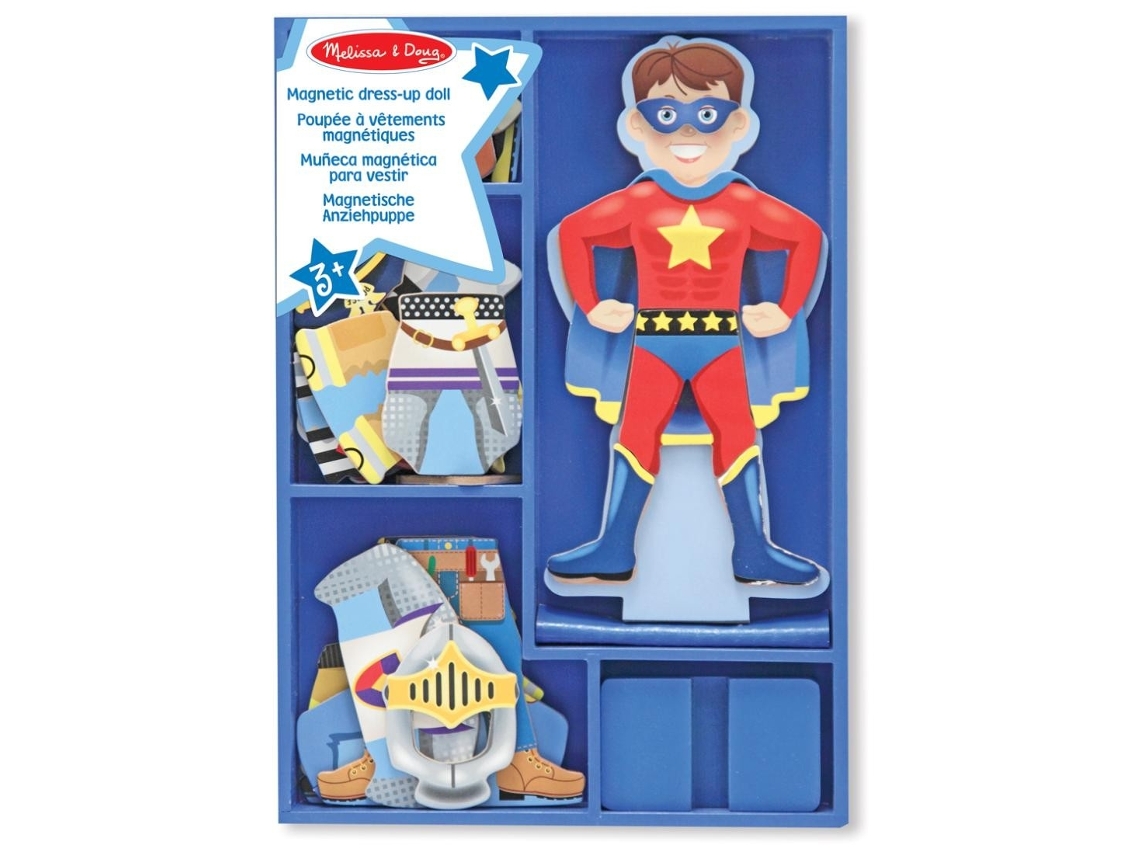 Jogo de Mesa MELISSA & DOUG Billy Magnetic Wooden Dress-Up (3 Anos)