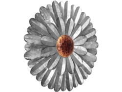 Decoración De Pared Hierro Con Forma Flor,