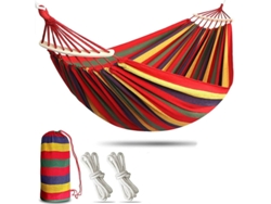 Hamaca doble para acampar, grosor mejorado para evitar que se vuelque (200-150 cm)