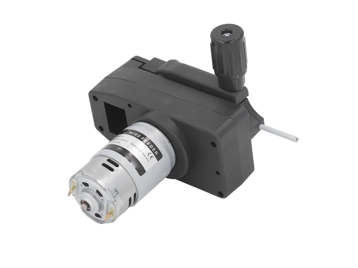 Alimentador de arame de solda de latão ABS de baixo ruído, 0,6-1,0 mm, motor de potência DC24V