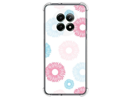 Funda Diseño Flores para Realme 12 5G 12X 5G TUMUNDOSMARTPHONE Silicona Multicolor